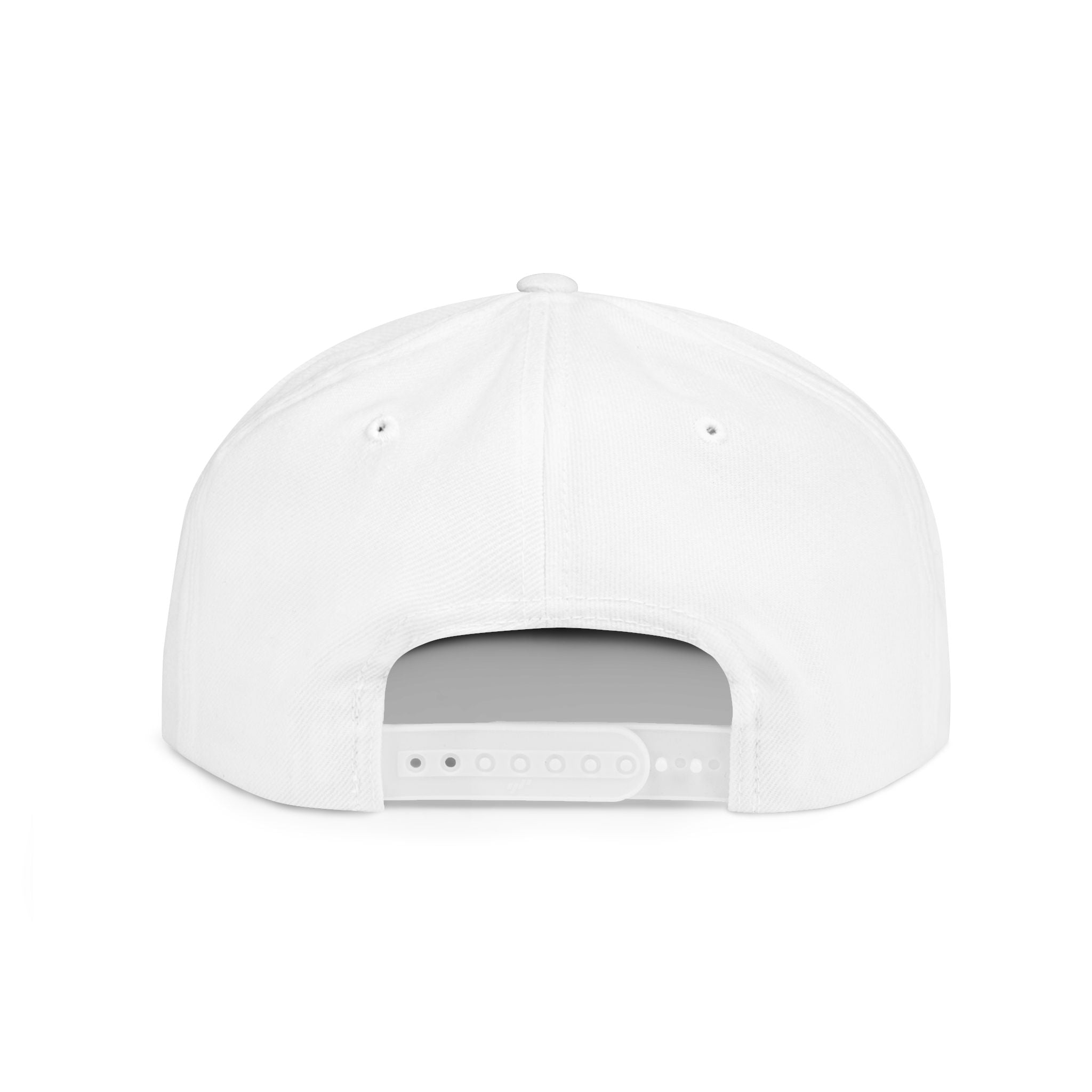 Snapback Hat — Minimal “ROARING BOY”Flat Bill Cap