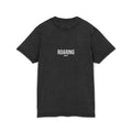 Roaring Boy Acid-Washed Tee — Vintage Black Graphic T-Shirt