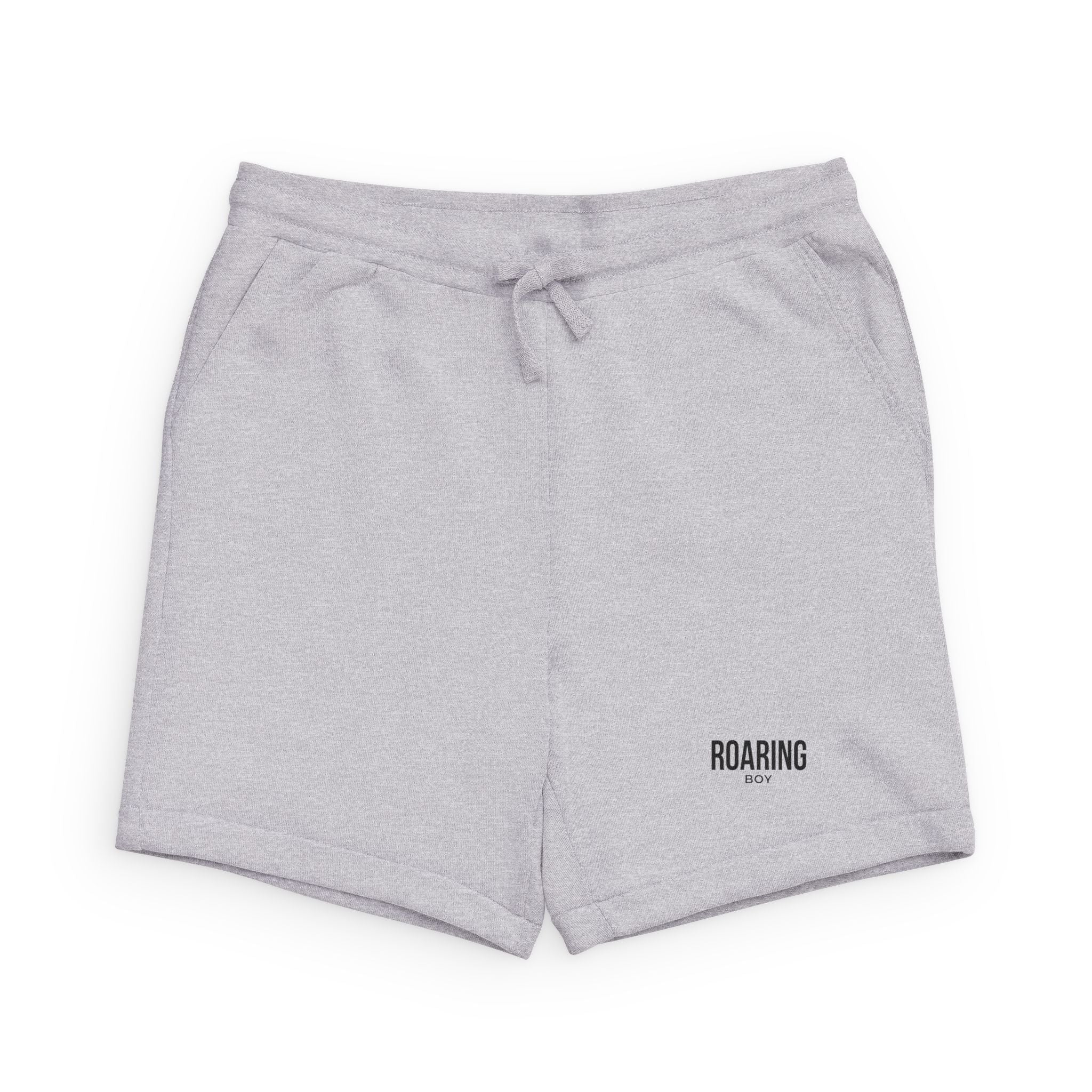 ROARING BOY Sweatshorts — Grey Sponge Fleece Athletic Shorts