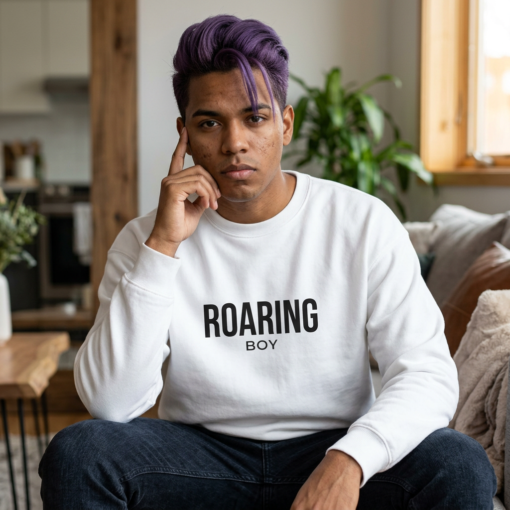 ROARING BOY Sweatshirt Oversized Crewneck