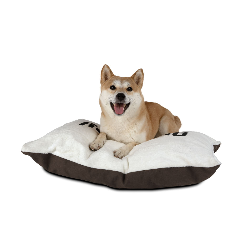 ROARING BOY Pet Bed — Plush Dog & Cat Bed with Bold Typography