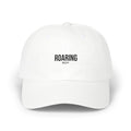 Roaring Boy Embroidered Dad Cap – Minimal White Baseball Hat