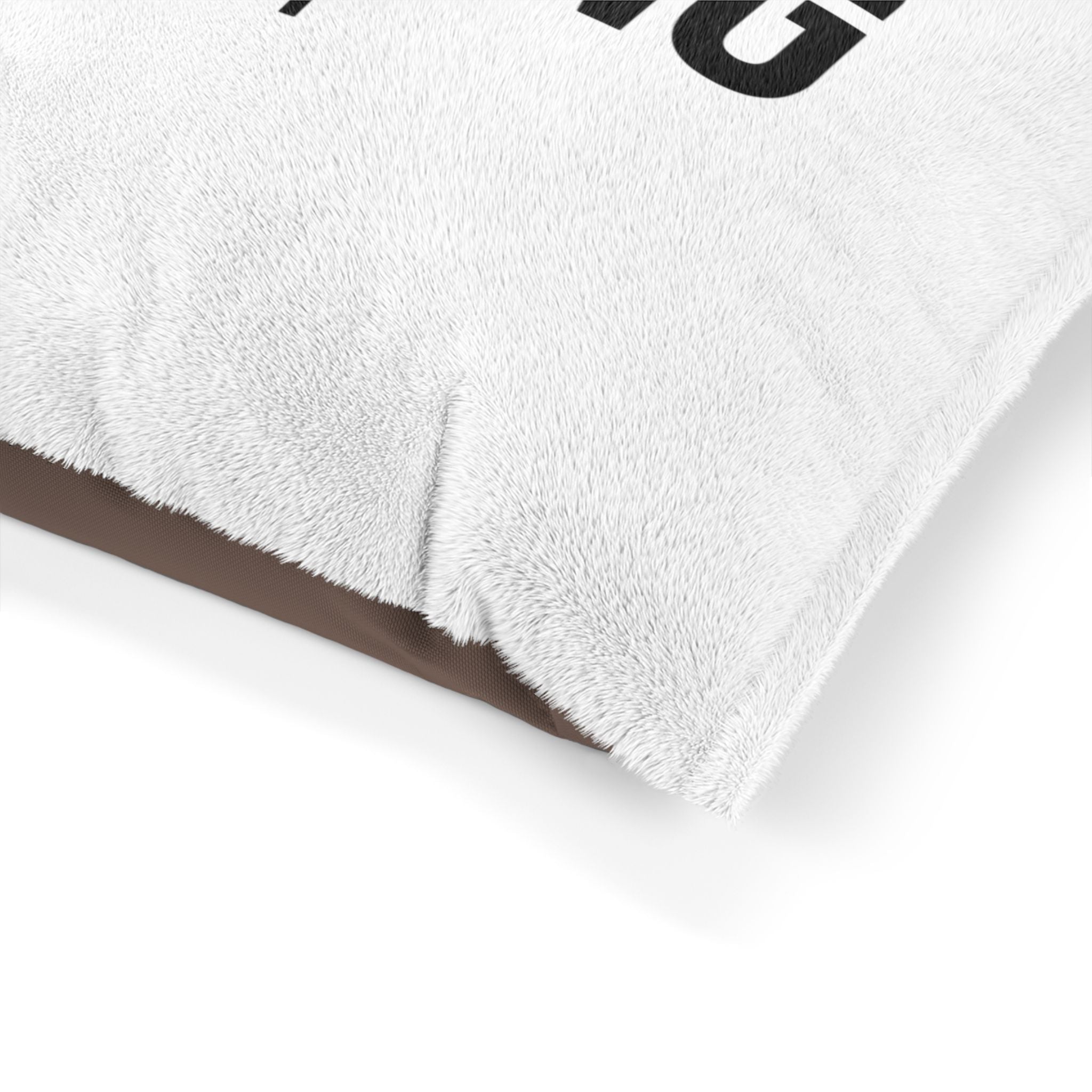 ROARING BOY Pet Bed — Plush Dog & Cat Bed with Bold Typography