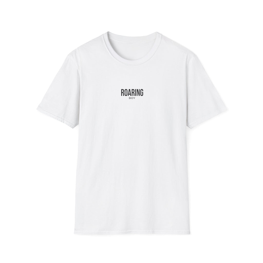 Roaring Boy Minimalist T-Shirt — Simple Text Graphic Tee